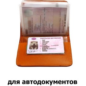 Resim Craftila Şeffaf Cepli Deri Araç Belgeleri Kılıfı 310273789 