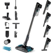 Resim Philips Aqua Plus Kablosuz Elektrikli Süpürge, LED Başlık, Akıllı Zemin Tanıma, Olağanüstü Temizlik Hassasiyeti, 80 Dakikaya Kadar Çalıșma Süresi, Islak ve Kuru Kullanım, Onerous Mutfak Tartısı Hediye 