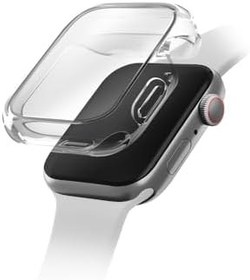 Resim Apple Watch (45mm) Gainsboro (CrystalClear) ile Uyumlu Garde Saat Kılıfı 