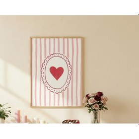 Resim Huhuli Ahşap Çerçeveli Sevgililer Günü Koleksiyon Tablo Huhu703 