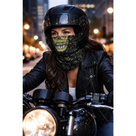 Resim Colizon Unisex Motosiklet Maskesi Bandana - Uv Korumalı Termal Outdoor Boyunluk-Buff 