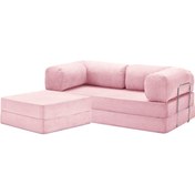 Resim MiniWood Legom Köşe Koltuk Takımı Sünger Yataklı Kanepe Dinlenme Koltuğu 