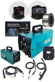 Resim CRAFTERTOOLS Germany 300 Amper Mma-tıg-mıg 3 Fonksiyonlu Invertör Ve Gazsız Gazaltı Kaynak Makinesi M300 