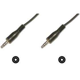 Resim Stereo Ses Kablosu, 3.5 Mm Erkek - 3,5 Mm Erkek, 1.50 Metre, Ccs, 2X0.10/10 Zırhlı, Siyah Renk 