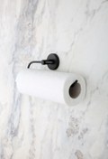 Resim MultiStore Siyah Paslanmaz Kağıt Rulo Havluluk, Peçetelik Banyo Askısı 
