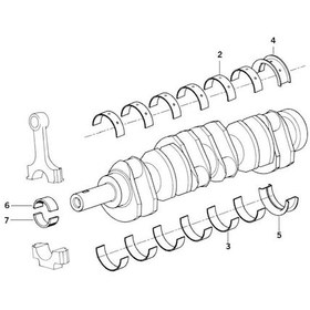 Resim Bmw M73 Motor Yatağı .Std Ana Tk. 11211288933 