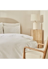 Resim Karaca Home Puff %100 Pamuk Çift Kişilik Nevresim Takımı Beyaz 