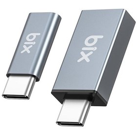 Resim Bix Adp-04 Type-C Micro Usb ve Usb 3.0 Dönüştürücü Adaptör 