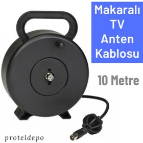 Resim Tv Anten Kablosu Makaralı Hazır Kablo 10 Metre 