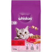 Resim Whiskas Sığır Etli Kuru Kedi Maması 1.4 Kg 