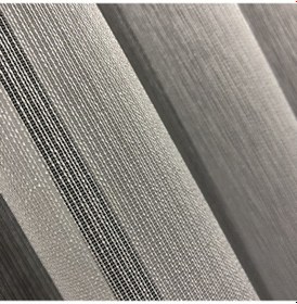 Resim Perdefony Ince Çizgili Modern Düz Tül Perde 3 Farklı Renk Secenek 