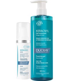 Resim Ducray Keracnyl Gel Yağlı Ve Akneli Ciltler İçin Bakım Seti 