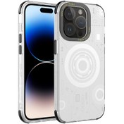 Resim iPhone Uyumlu 14 Pro Max Kılıf Zore Wireless Şarj Özellikli Desenli Hot Kılıf 