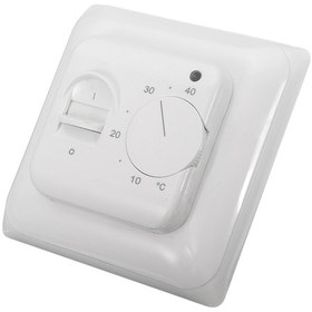 Resim Dofolink Manuel Isı Kontrolörü 230v 16a, Ntc Sensörlü 5-40 C, Zıplayıcı Ve Düğme Operasyonlu, Ip20 Beyaz Radyant Isı Termostati 