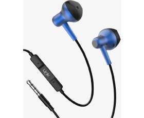 Resim Linktech Süper Bass Kablolu Kulaklık , Linktech H677 Mavi Mikrofonlu Metal Kablolu Kulaklık , Premium Aux Kablolu Kulaklık 