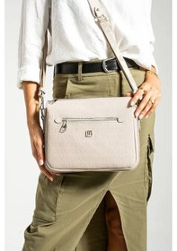 Resim Just Polo Kadın Bol Gözlü Ayarlanabilir Askılı Şık Omuz Çantası Shoulder Bag Taş 