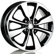 Resim EMR-A1122-01 6.5x15"-4x100 ET40 54.1 Black Diamond Jant (4 Adet) 