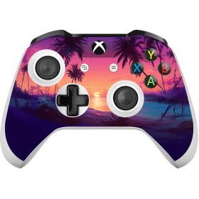 Resim Xbox One X / S Controller Kaplama Vice Vibe 
