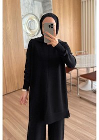 Resim Kahijab Arlena Premium Rayon Takım - Siyah Siyah 
