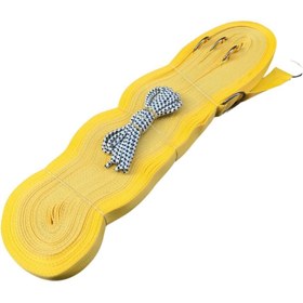 Resim ÖZBEK Plaj Voleybol Saha Çizgi Şerit Takım Sarı Beach Voleybol Saha Şeridi 8.00 mtx16.00 mt 