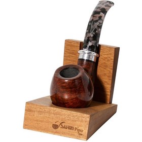 Resim Şahin Outdoor 5 Yıldız 9mm. Filtreli Akrilik Saplı Pipo 260203 
