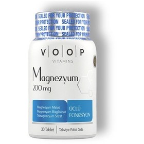 Resim Voop Magnezyum 200mg 30 Tablet 