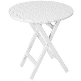 Resim Genel Markalar Katlanır Ahşap Masa - 70 cm. Buzludja Beyaz 