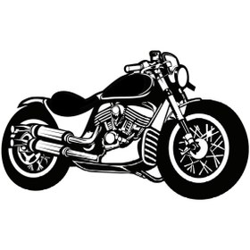 Resim Genel Markalar Klasik Motosikletler Oto Motor Laptop Duvar Folyo Sticker (Tip 7) 30x18 Cm 