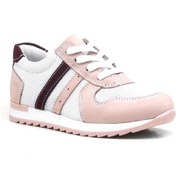 Resim Hakiki Deri Günlük Pembe Kız Çocuk Spor Ayakkabı Sneaker (264720126) 