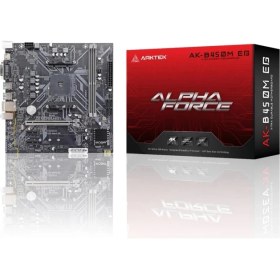 Resim Arktek Alpha Force, AK-B450M Eg, 2xddr4, M.2, D-Sub, Dvı, Hdmı, Am4 Soket Anakart 