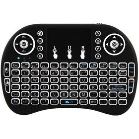 Resim Novahub Moda Elektronik Mini Şarj Edilebilir 2.4ghz Kablosuz Klavye İngilizce - Siyah 