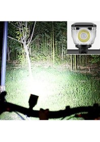 Resim Plentiful Solar Enerjili Usb İle Şarj Edilebilir Ledli Bisiklet Feneri Kornalı Ve Su Geçirmez Far 