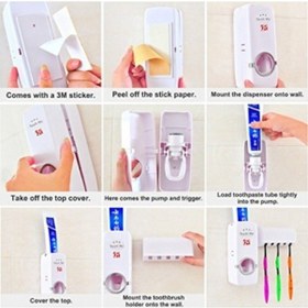 Resim Diş Macunu Sıkacağı Fırçalık 