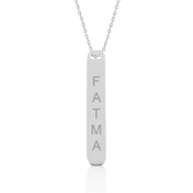 Resim Silver Name Necklace 