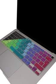 Resim Mcstorey Arapça Klavye Macbook Air M1 Kılıf 13inç Touchıd'li A2337 A2179 (UK-EU DÜZEN) Ile Uyumlu Dazzle 