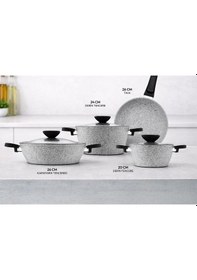 Resim Fortis 7 Prç Granit Tencere Seti 