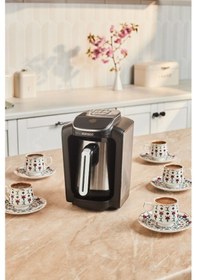 Resim Karaca Hatır Neo Çelik Cezveli Türk Kahve Makinesi 