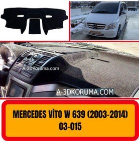 Resim MERCEDES -BENZ VİTO W639 2003-2014 ÖN GÖĞÜS / PANEL / TORPİDO KORUMASI - KILIFI - HALISI 