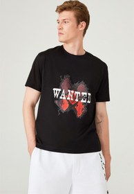 Resim Les Hommes Urban Bisiklet Yaka Erkek T-shirt 
