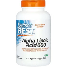 Resim Doctor's Best Alpha Lipoic Acid 600 mg 180 Veggie Kapsül 