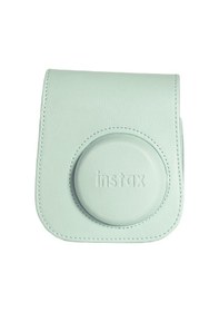 Resim Fujifilm Instax Mini 12 Fotoğraf Makinesi + 10'lu Film + Çerçeve + Deri Kılıf Seti Yeşil 