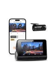 Resim 70mai A810 4k Araç Kamerası Ön Ve Arka, Starvis 2 Hdr Gece Görüşlü Araçlar İçin Çift Araç Kamerası, 4g Lte Desteği, Adas, Dahili Gps Ve Wifi, 7/24 Park...-121982 