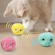 Resim Sesli Etkileşimli Kedi Peluş Oyuncak - Eğitim ve Oyun İçin Yumuşak Puf Bilyesi, İç Mekan Kedileri İçin Sevimli Evcil Hayvan Oyuncak, Dayanıklı ve Güvenli, Pili ile Çalışır (Düğme Hücre) - Kediler ve Küçük Irklar İçin Mükemmel, Kedi Oyuncak, Oyun Sever Tasarım, Kediler İçin Güvenli, Kedi Oyuncakları, Kedi Oyuncakları Kendi Eğlencesi İçin 