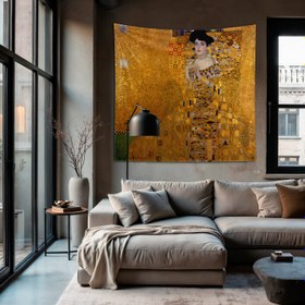 Resim Portrait of Adele Bloch-Bauer Duvar Örtüsü - 160 cm x 160 cm 