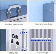 Resim Sınıf Ofis Fabrikası için 36 Yuvaları Taşınabilir Gümüş Cep Telefonu Soyunma Kutusu - Okullar Etkinlikler ve İşyerleri için Güvenli Telefon Depolama Çözümü 