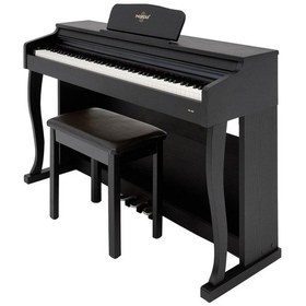 Resim Marcia Mk-880 Bk Dijital Konsol Piyano, Bluetooth, Tuş Hassasiyeti, 88 Tuşlu, Kapaklı 