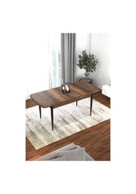Resim Canisa Kor Serisi, 70x114 Açılabilir Barok Ahşap Desen Yemek Odası Masası Masa Barok Ahşap Desen 