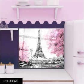Resim Cam Ocak Arkası Koruyucu Ankastre Arkası Koruyucu | Eyfel 