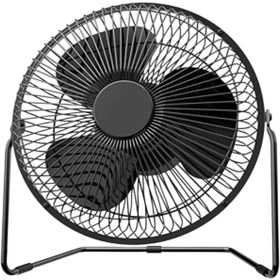 Resim MASLİNG Büyük boy Masaüstü Metal fan 8'' Sogutucu vantilatör 18*18 cm masa fanı USB fan A Kalite 