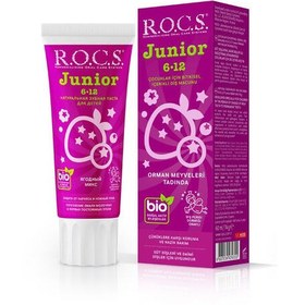 Resim ROCS Junior 6-12 Yaş Diş Macunu - Orman Meyveleri Tadında 60 ml 